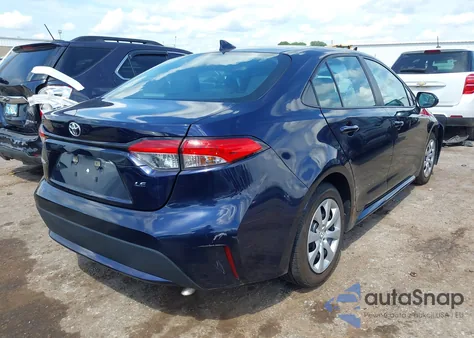 2021 Toyota Corolla Le из США, поврежденный, VIN 5YFEPMAE6MP217891